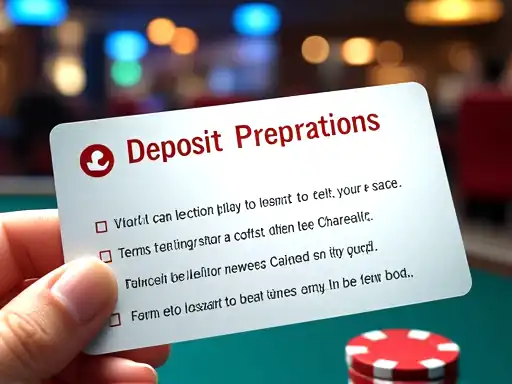 Deposit readiness checklist for Spinsy sessions