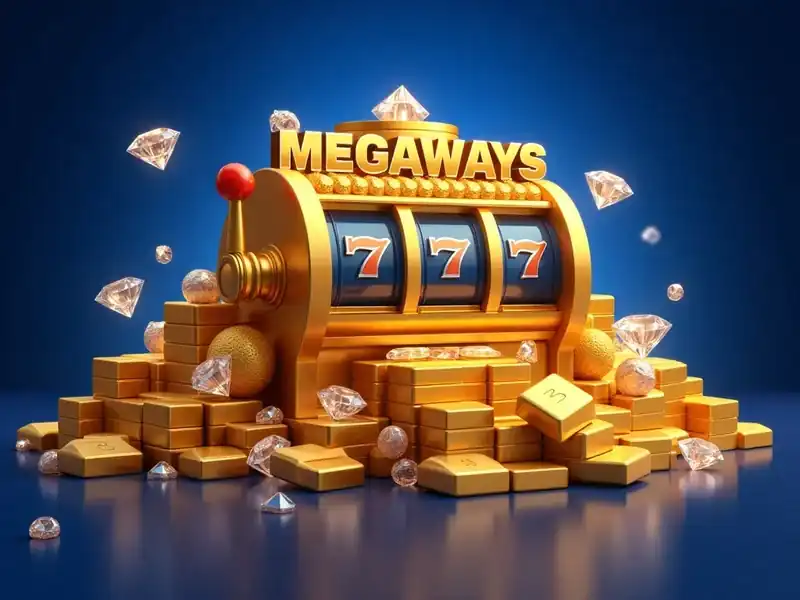 Luxury Gold Megaways pokie artwork at Spinsy Casino